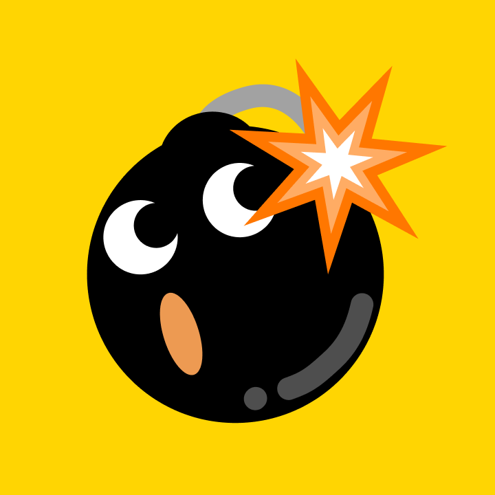 全部消す！バクハツお絵かきのアプリアイコン